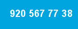 920 567 77 38 920 567 77 38